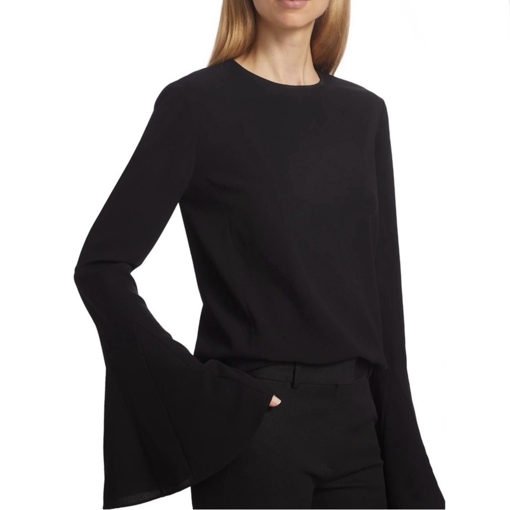 NEW FRAME BLACK LONG SLEEVE TOP - Picture 4 of 10